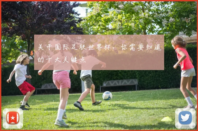关于国际足联世界杯,你需要知道的十大关键点